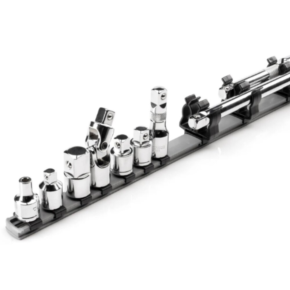 1/2 Inch Drive Extension and Accessory Set with Rail (9-Piece)